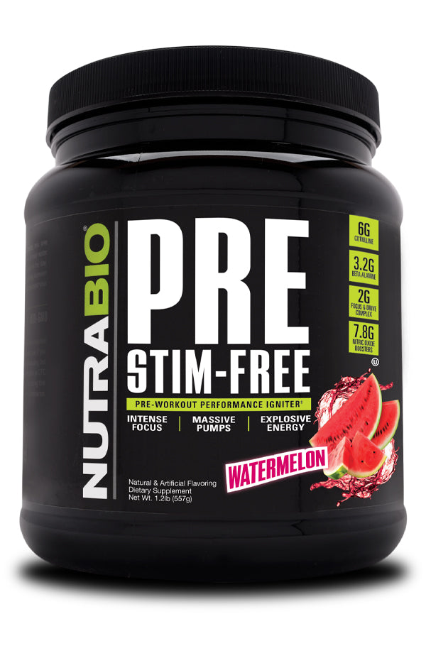 NutraBio PRE Workout Stimulant Free - 1.2 lbs.