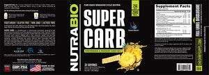 NutraBio Supercarb - 1.9 lbs