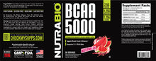Load image into Gallery viewer, NutraBio BCAA 5000 Powder
