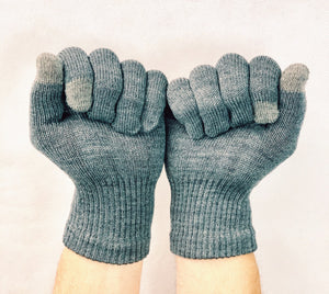 Gray Liner Gloves