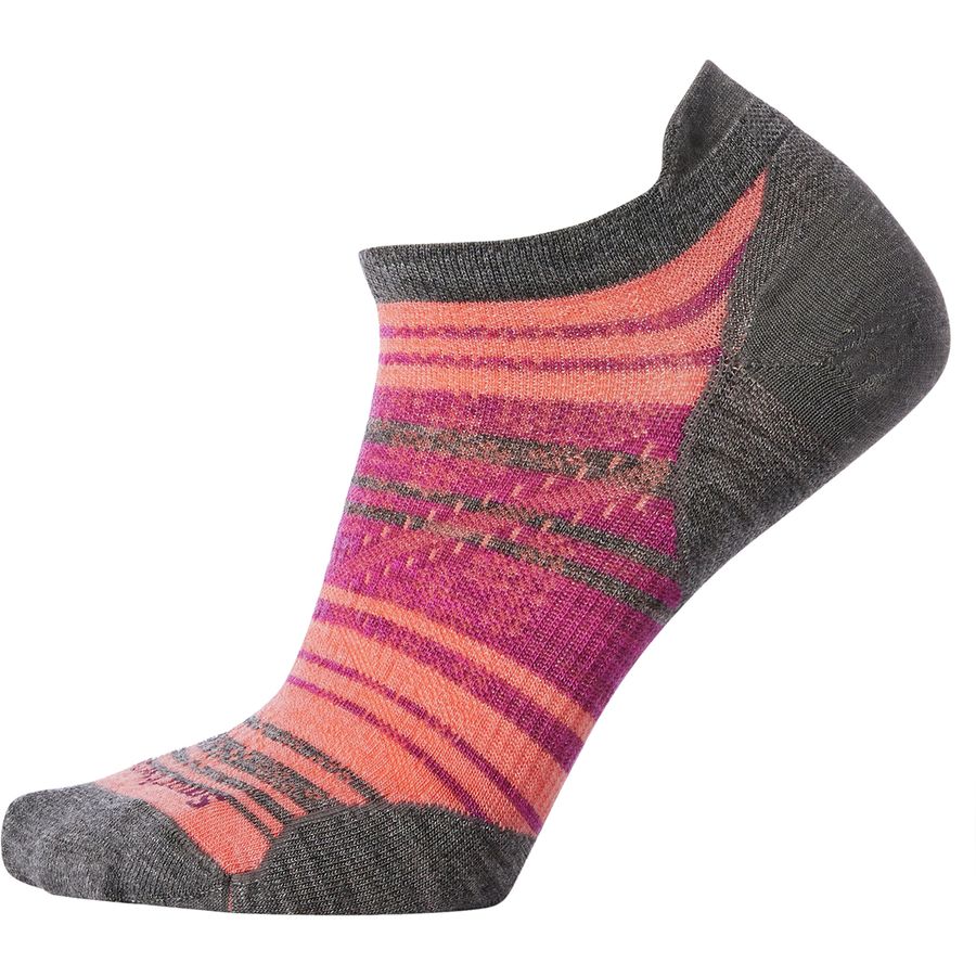 Smartwool Women's PhD® Run Ultra Light Striped Micro Socks