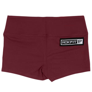 RokFit Merlot Booty Shorts