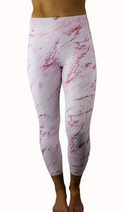 Kiava Pink Marble Capri & Legging