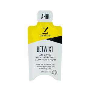 Zealios Betwixt Anti-Chafing Cream - 10 ml Travel Size Pocket Packets
