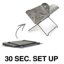 Load image into Gallery viewer, Industrial Revolution Flatpack Portable Grill &amp; Firepit
